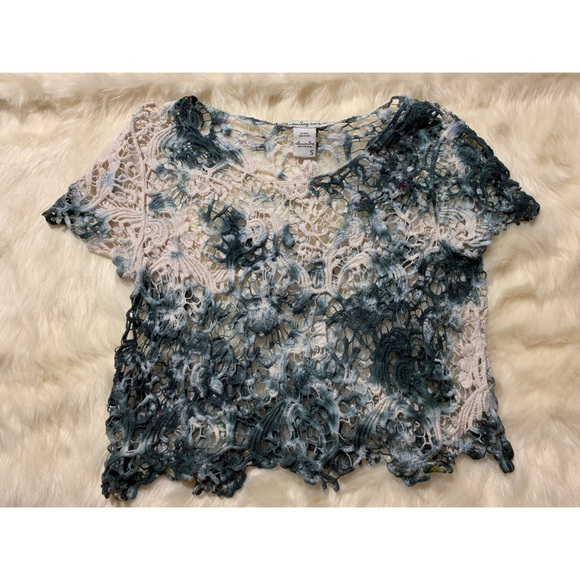 BOHO TIE DYE CROP TOP - Picture 1 of 4